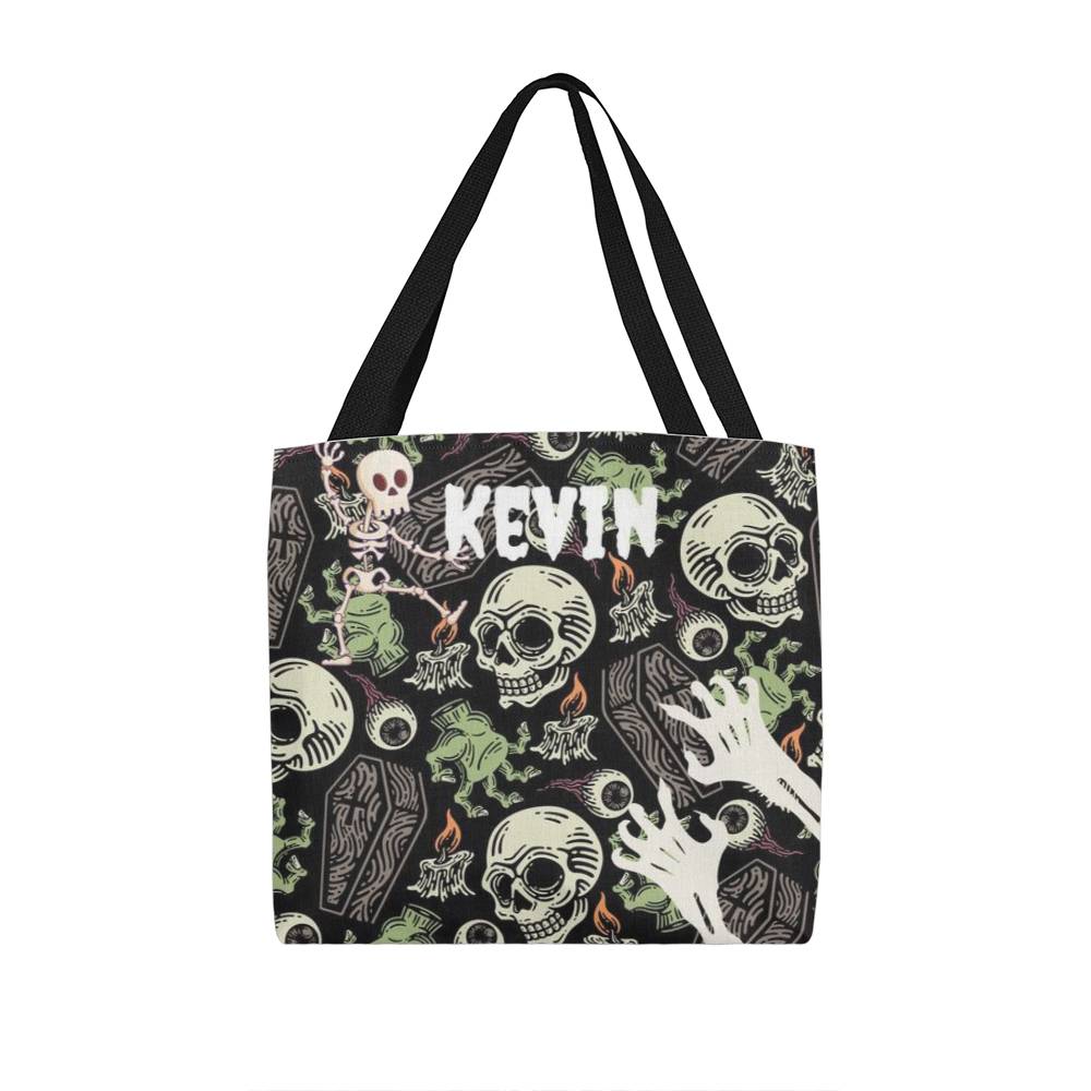 Skeleton Skulls--Custom Name Halloween Trick or Treat Bag,Kids Halloween Candy Sack,Personalized Halloween Bag,Halloween Canvas Tote for Boy/Girl 28 - Essential Home Zone Essential Home Zone Tote Bags Skeleton Skulls--Custom Name Halloween Trick or Treat Bag,Kids Halloween Candy Sack,Personalized Halloween Bag,Halloween Canvas Tote for Boy/Girl 28