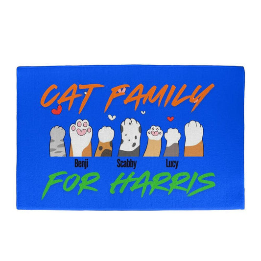 Cat Family Welcome Mat-Perfect for indoor or outdoor use,Cat Lady,doormat,Political Doormat,Democrat,Decor 5 - Essential Home Zone Essential Home Zone Home Decor Cat Family Welcome Mat-Perfect for indoor or outdoor use,Cat Lady,doormat,Political Doormat,Democrat,Decor 5