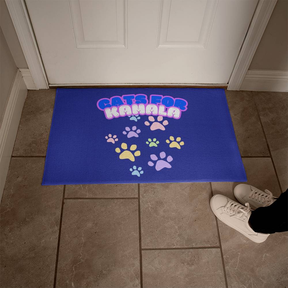 Cats For Kamala-Perfect for indoor or outdoor use,Cat Lady,doormat,Political Doormat,Democrat,Decor 2 - Essential Home Zone Essential Home Zone Home Decor Cats For Kamala-Perfect for indoor or outdoor use,Cat Lady,doormat,Political Doormat,Democrat,Decor 2