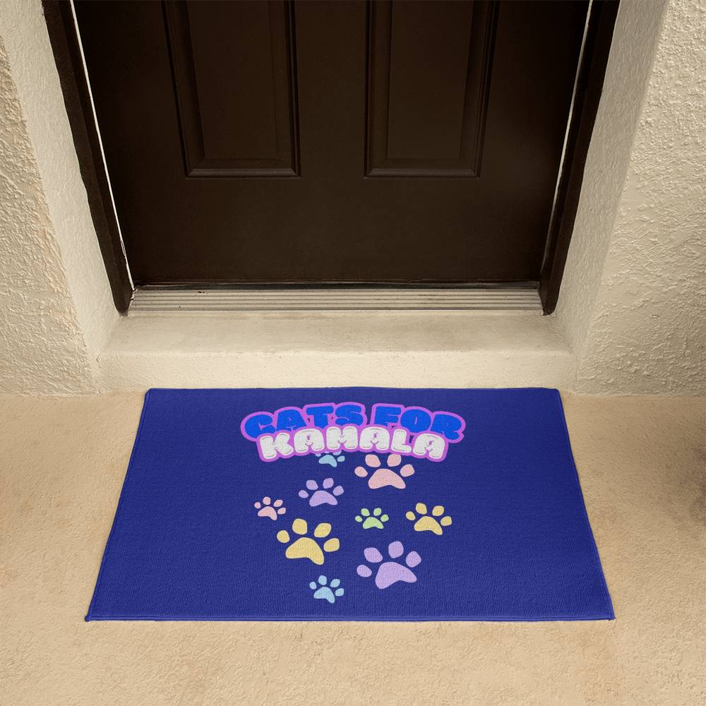 Cats For Kamala-Perfect for indoor or outdoor use,Cat Lady,doormat,Political Doormat,Democrat,Decor 2 - Essential Home Zone Essential Home Zone Home Decor Cats For Kamala-Perfect for indoor or outdoor use,Cat Lady,doormat,Political Doormat,Democrat,Decor 2