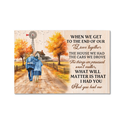 You had me-Decorate your home with our Gallery Wrapped Canvas 1