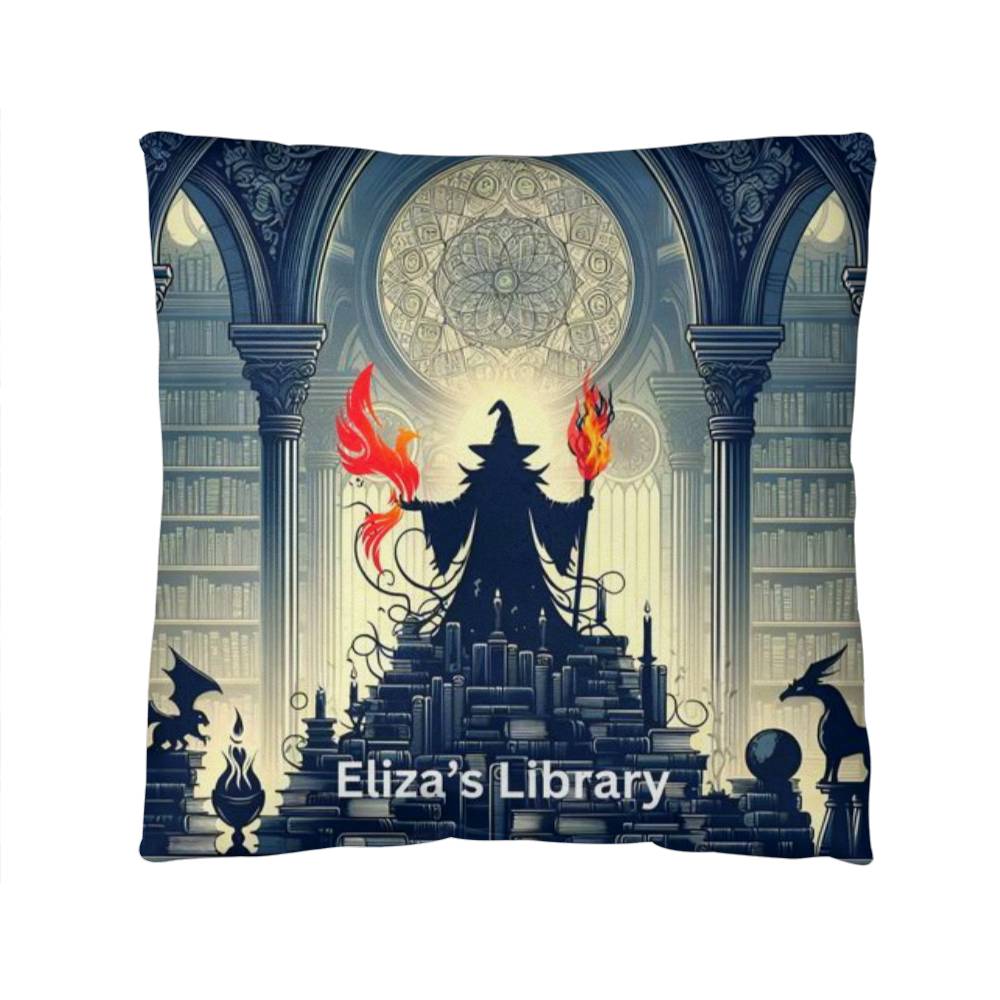 Wizard Personalized Pillow Cover with Insert–Perfect Family Gift,Premium Polyester for Comfort & Durability,Elevate Relaxation! 15P