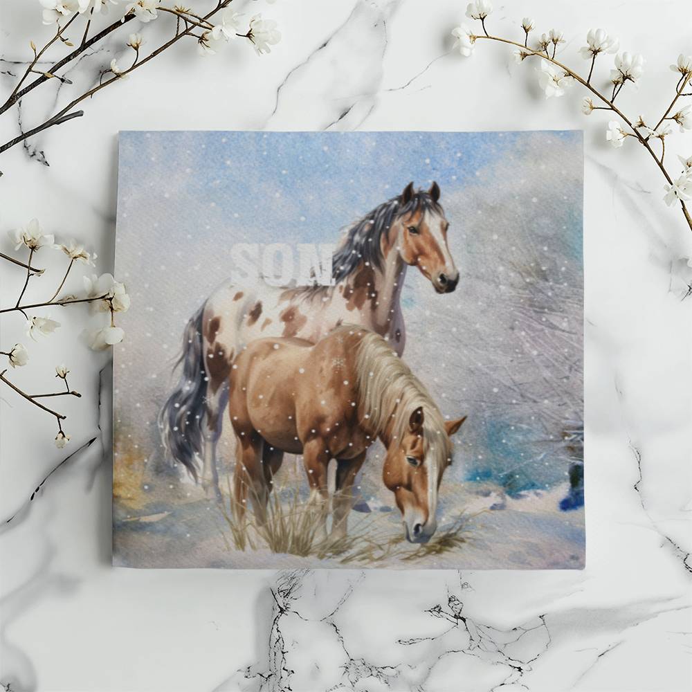 Wild Horses- Gift For your Son- Personalized this sleek and functional Pillow Cover that brings both style and convenience to your indoor home decor 11