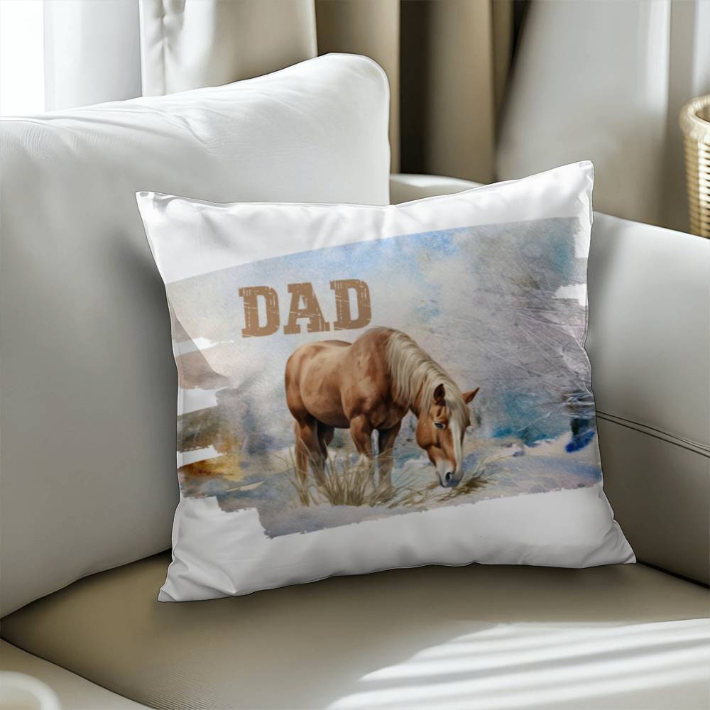 Wild Horses- For Dad-Personalized this sleek and functional Pillow Cover that brings both style and convenience to your indoor home decor 7