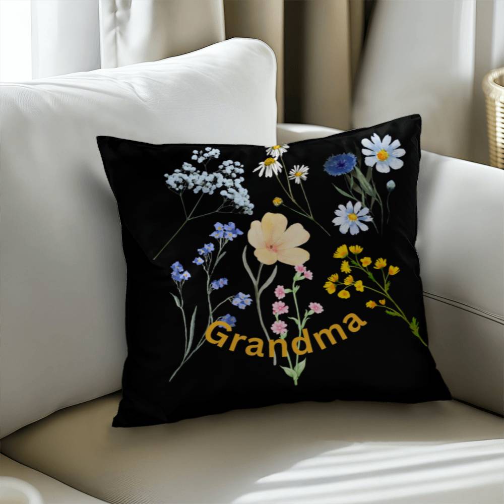 Wildflowers-Personalized this sleek and functional Pillow Cover that brings both style and convenience to your indoor home decor 4