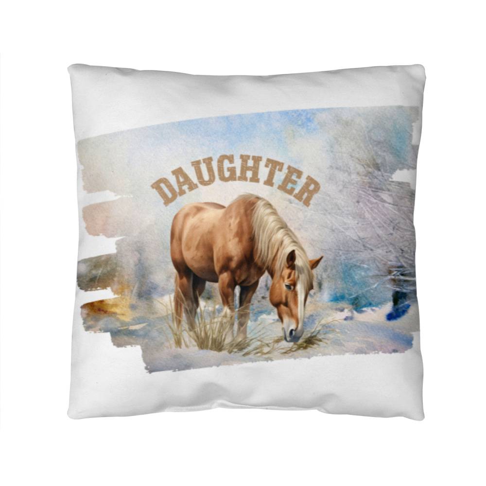 Wild Horses- GReat gift for your Daughter-Personalized this sleek and functional Pillow Cover that brings both style and convenience to your indoor home decor  10