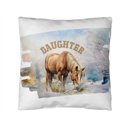 Wild Horses- GReat gift for your Daughter-Personalized this sleek and functional Pillow Cover that brings both style and convenience to your indoor home decor  10