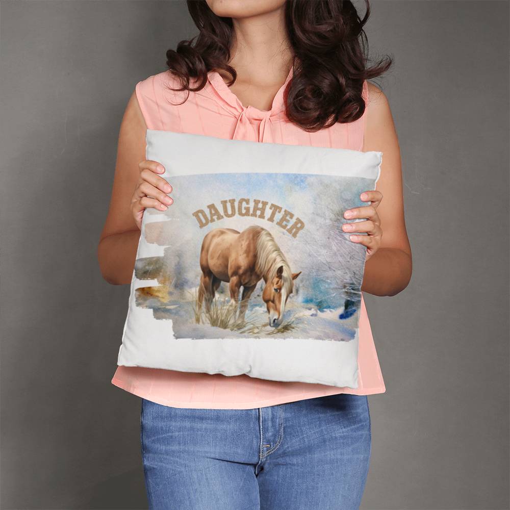 Wild Horses- GReat gift for your Daughter-Personalized this sleek and functional Pillow Cover that brings both style and convenience to your indoor home decor  10