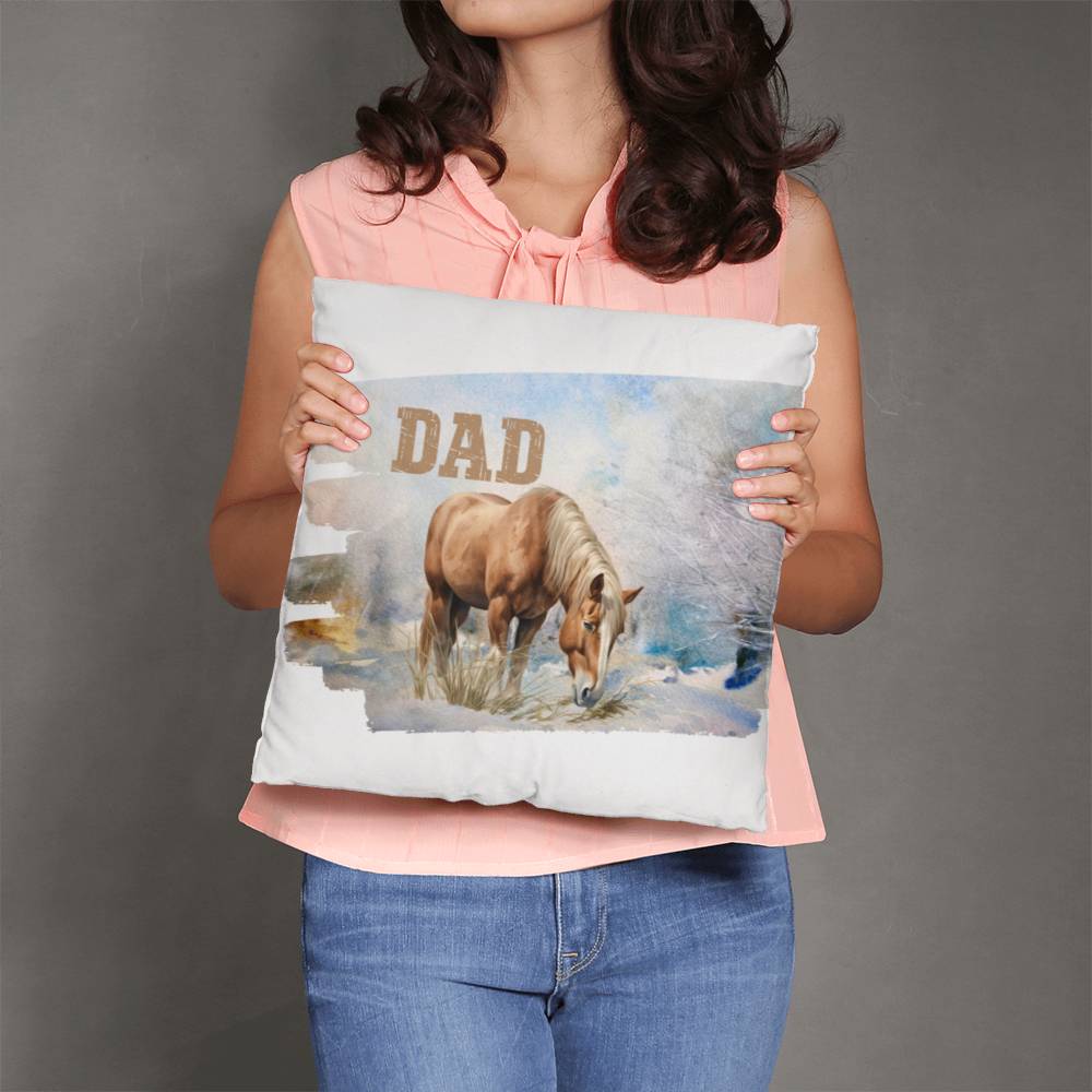 Wild Horses- For Dad-Personalized this sleek and functional Pillow Cover that brings both style and convenience to your indoor home decor 7