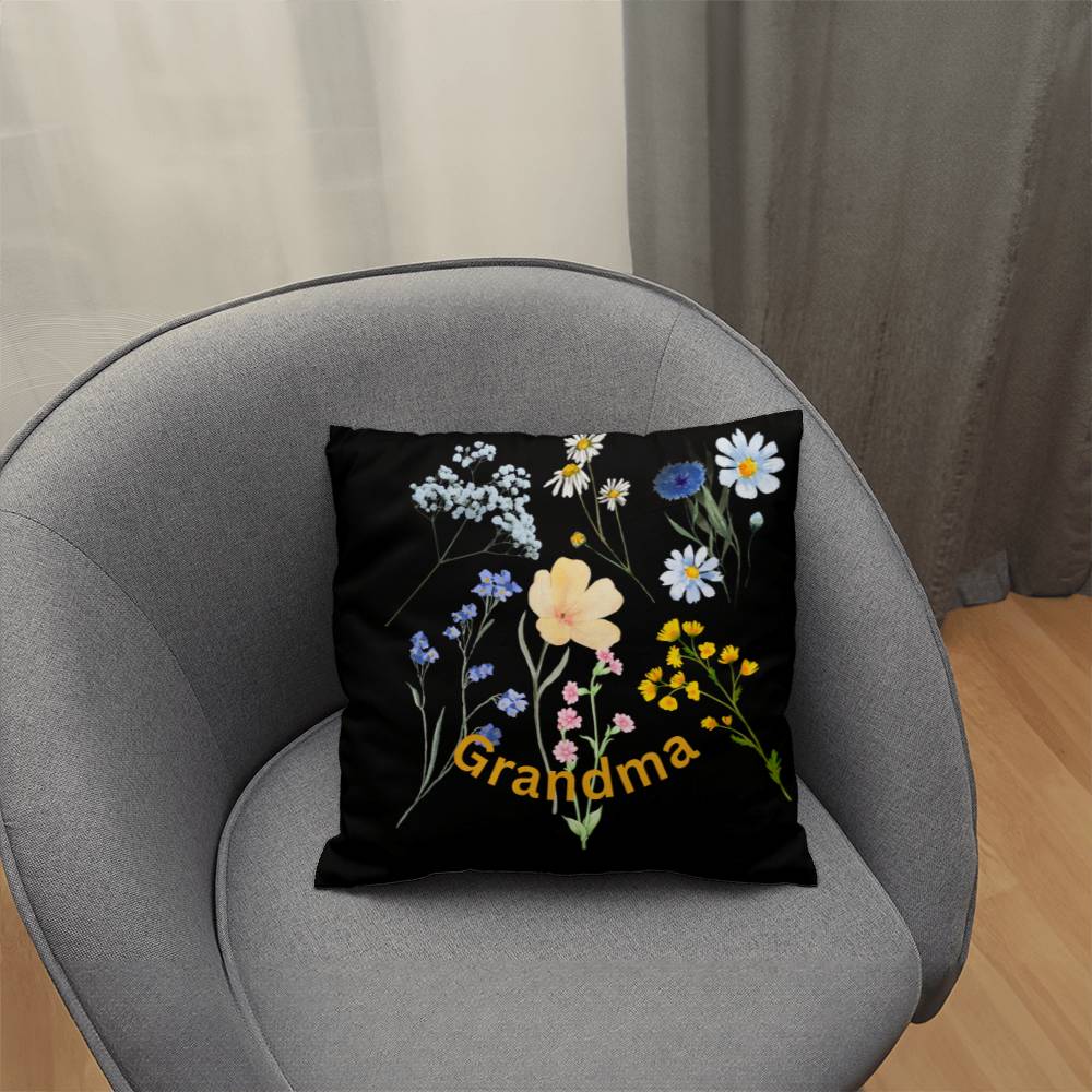 Wildflowers-Personalized this sleek and functional Pillow Cover that brings both style and convenience to your indoor home decor 4