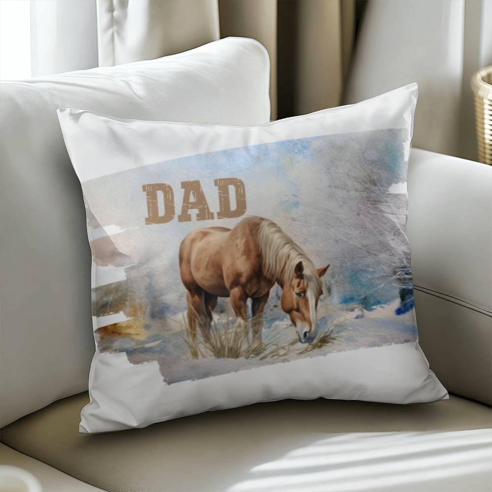 Wild Horses- For Dad-Personalized this sleek and functional Pillow Cover that brings both style and convenience to your indoor home decor 7