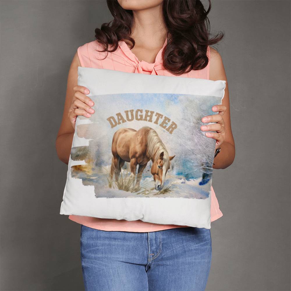 Wild Horses- GReat gift for your Daughter-Personalized this sleek and functional Pillow Cover that brings both style and convenience to your indoor home decor  10