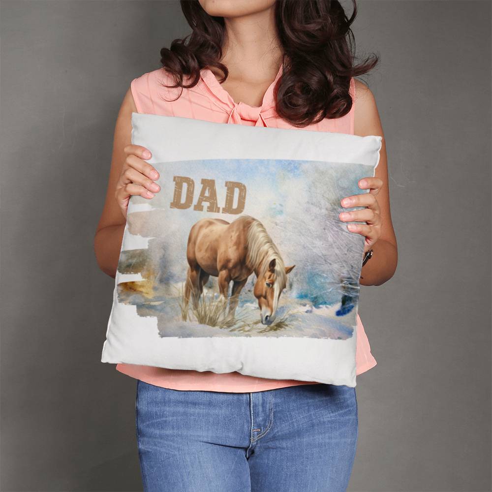 Wild Horses- For Dad-Personalized this sleek and functional Pillow Cover that brings both style and convenience to your indoor home decor 7