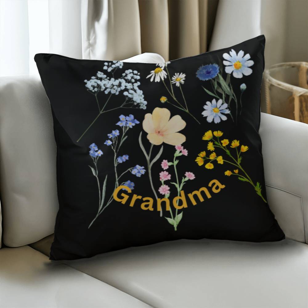 Wildflowers-Personalized this sleek and functional Pillow Cover that brings both style and convenience to your indoor home decor 4