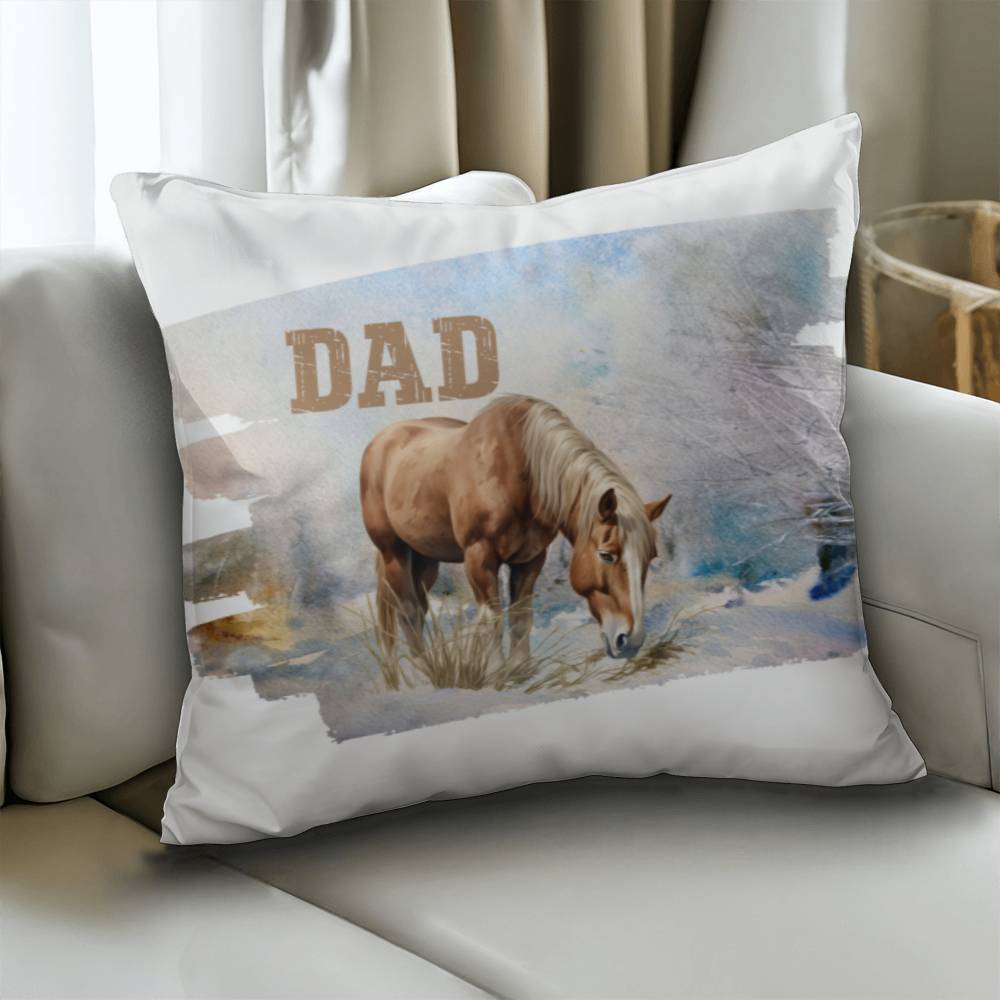 Wild Horses- For Dad-Personalized this sleek and functional Pillow Cover that brings both style and convenience to your indoor home decor 7