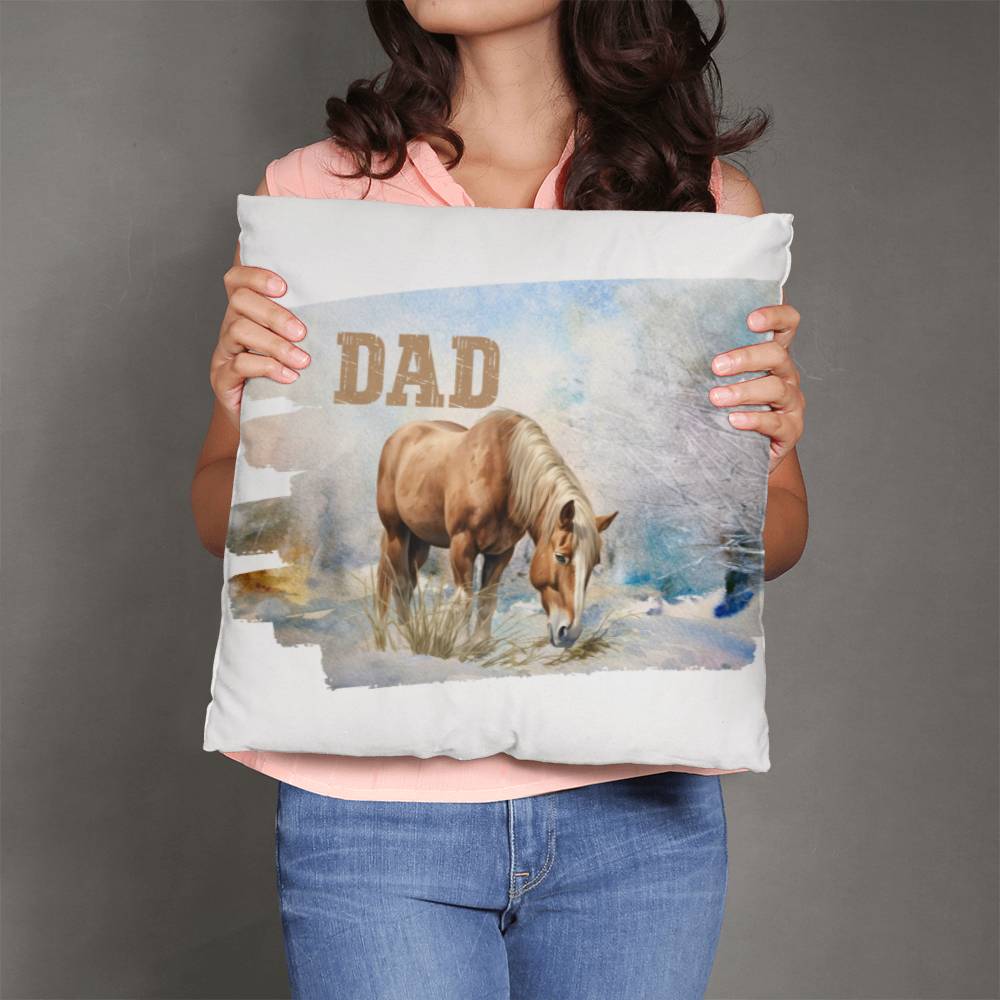 Wild Horses- For Dad-Personalized this sleek and functional Pillow Cover that brings both style and convenience to your indoor home decor 7