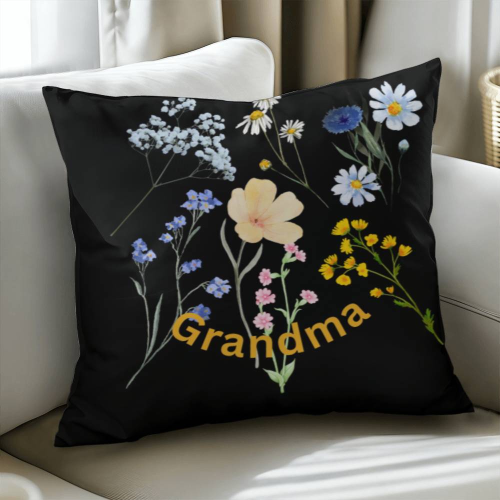 Wildflowers-Personalized this sleek and functional Pillow Cover that brings both style and convenience to your indoor home decor 4