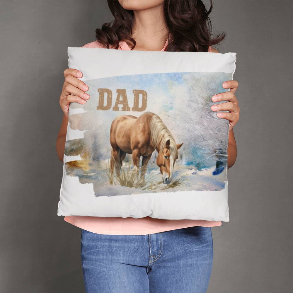 Wild Horses- For Dad-Personalized this sleek and functional Pillow Cover that brings both style and convenience to your indoor home decor 7