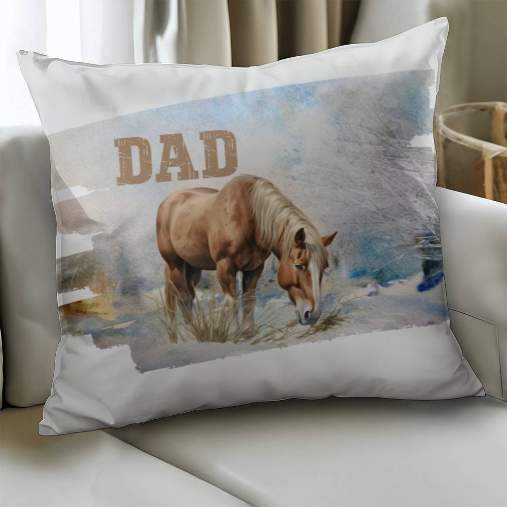 Wild Horses- For Dad-Personalized this sleek and functional Pillow Cover that brings both style and convenience to your indoor home decor 7