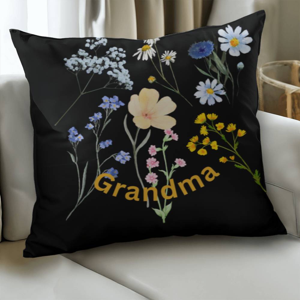 Wildflowers-Personalized this sleek and functional Pillow Cover that brings both style and convenience to your indoor home decor 4