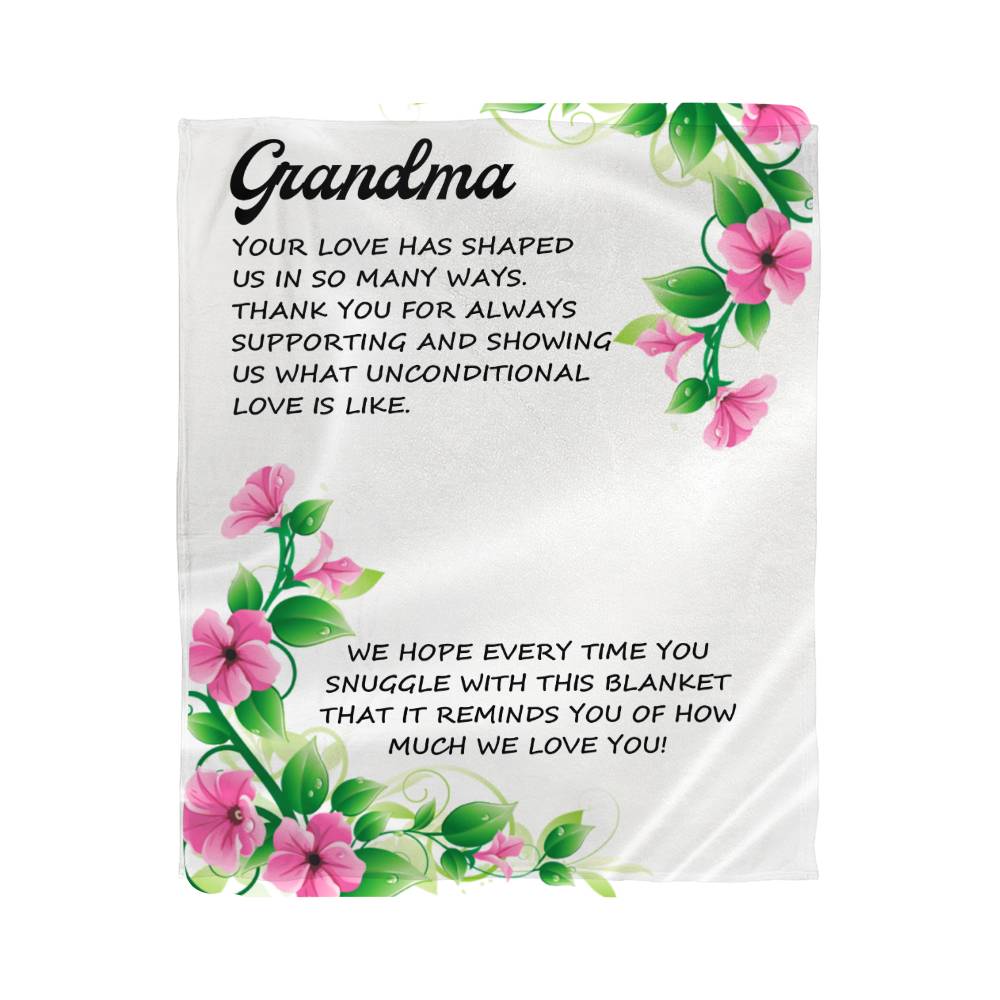 To Grandma-Sherpa Fleece Blanket - Essential Home Zone Essential Home Zone Blanket To Grandma-Sherpa Fleece Blanket