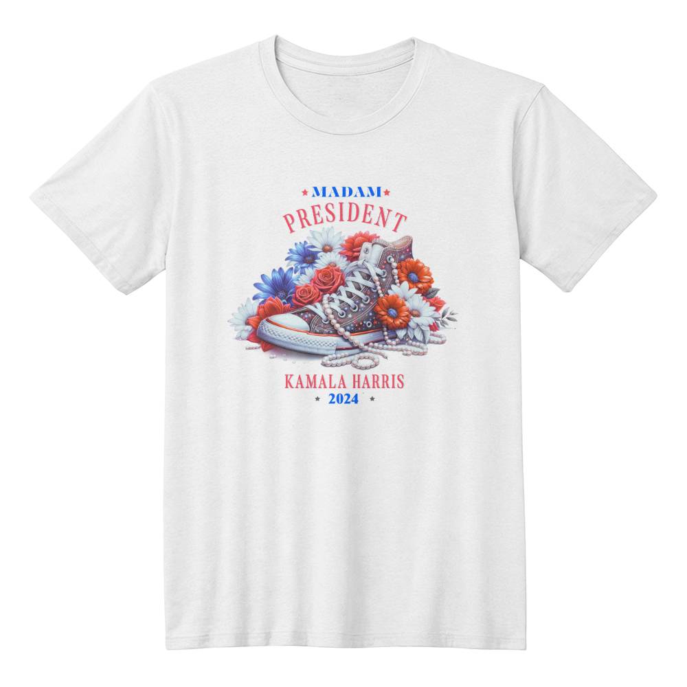 madam President Sneaker-Bella + Canvas 3001 Unisex Jersey Tee 135 - Essential Home Zone Essential Home Zone White / XS Clothing madam President Sneaker-Bella + Canvas 3001 Unisex Jersey Tee 135