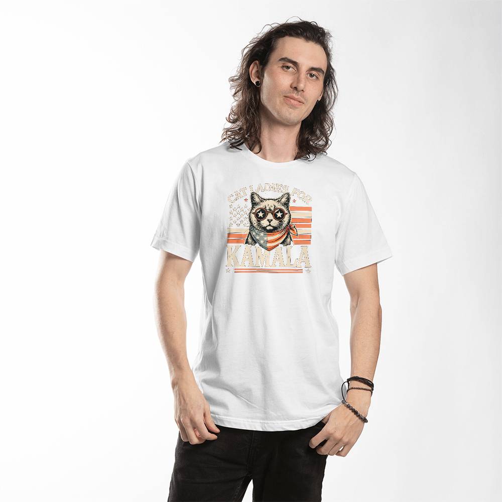 Cats For Kamala-Meet the Bella + Canvas Unisex 3001 Jersey Tee 151 - Essential Home Zone Essential Home Zone Clothing Cats For Kamala-Meet the Bella + Canvas Unisex 3001 Jersey Tee 151