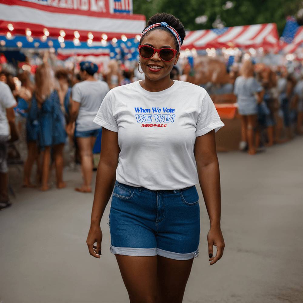 When we vote we win-Unisex Bella + Canvas 3001 Jersey Tee,Political t shirt,Election T-Shirt,LGBTQ Shirt,Kamala,Vote Shirt,Democrat tee 117 - Essential Home Zone Essential Home Zone Clothing When we vote we win-Unisex Bella + Canvas 3001 Jersey Tee,Political t shirt,Election T-Shirt,LGBTQ Shirt,Kamala,Vote Shirt,Democrat tee 117