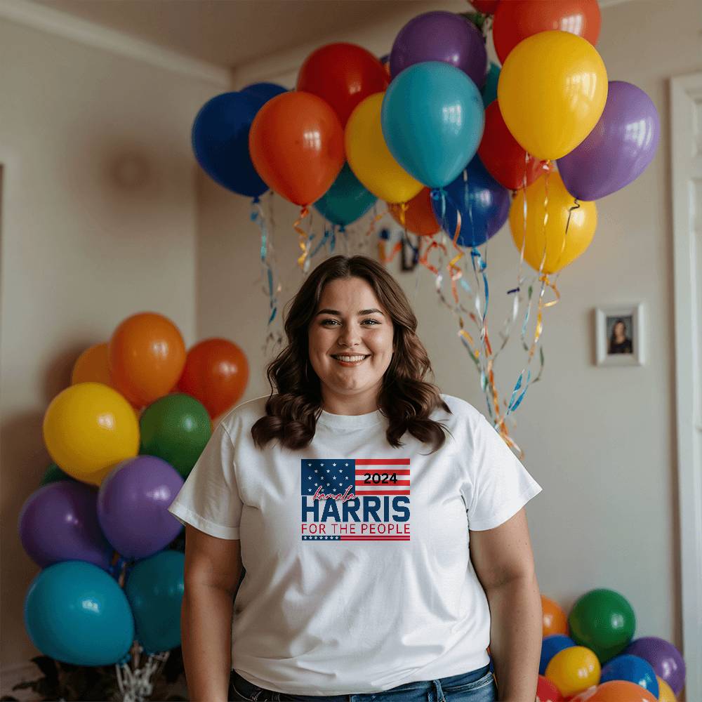 Harris For The People Flag-Bella + Canvas 3001 Unisex Jersey Tee 154 - Essential Home Zone Essential Home Zone Clothing Harris For The People Flag-Bella + Canvas 3001 Unisex Jersey Tee 154