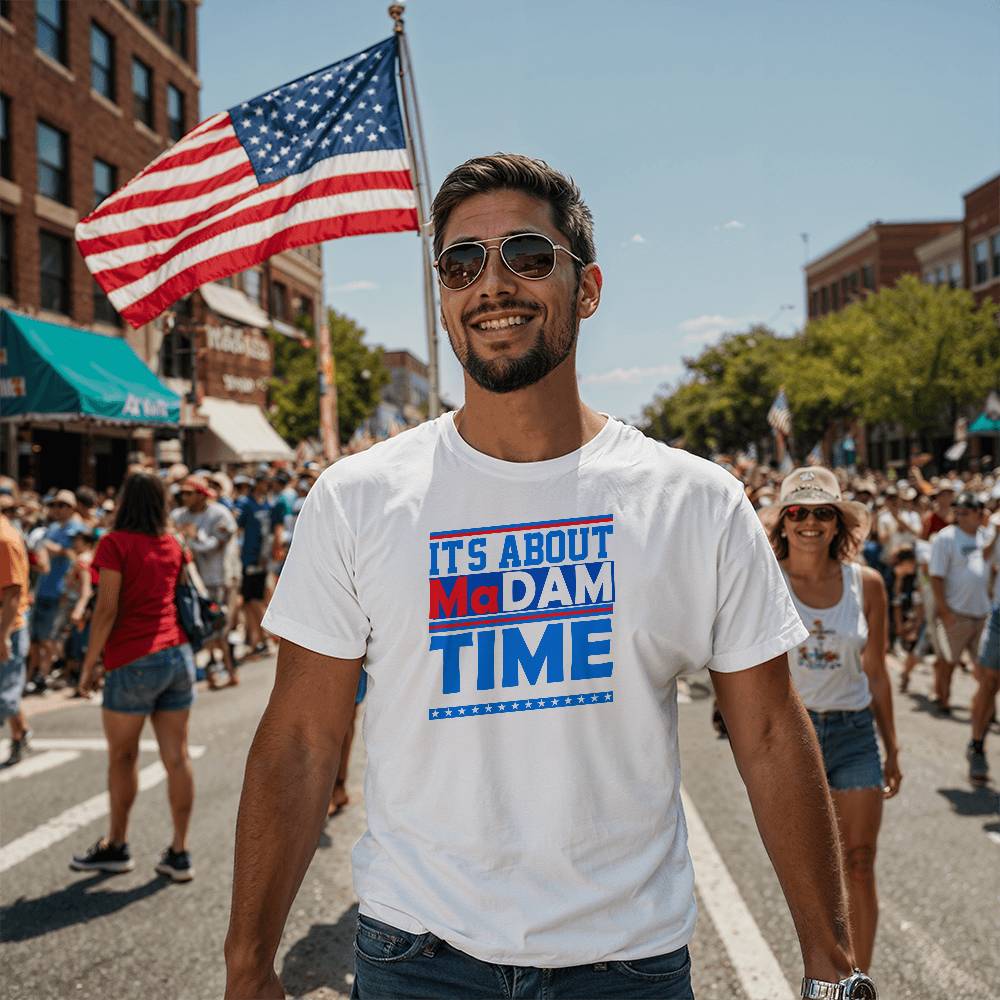 Madam Time-Madam President Eagle-Bella Canvas 3001 Unisex Jersey Tee,political t shirts, Kamala,Election,Vote,Democratic,Madam President,Election 132 - Essential Home Zone Essential Home Zone Clothing Madam Time-Madam President Eagle-Bella Canvas 3001 Unisex Jersey Tee,political t shirts, Kamala,Election,Vote,Democratic,Madam President,Election 132