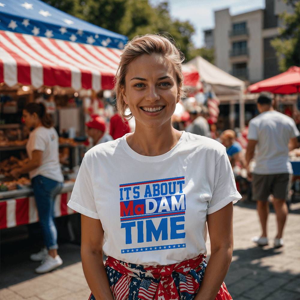 Madam Time-Madam President Eagle-Bella Canvas 3001 Unisex Jersey Tee,political t shirts, Kamala,Election,Vote,Democratic,Madam President,Election 132 - Essential Home Zone Essential Home Zone Clothing Madam Time-Madam President Eagle-Bella Canvas 3001 Unisex Jersey Tee,political t shirts, Kamala,Election,Vote,Democratic,Madam President,Election 132