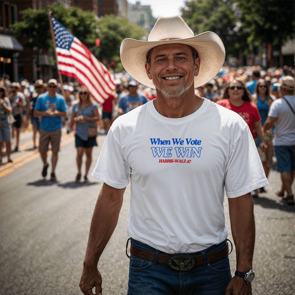 When we vote we win-Unisex Bella + Canvas 3001 Jersey Tee,Political t shirt,Election T-Shirt,LGBTQ Shirt,Kamala,Vote Shirt,Democrat tee 117 - Essential Home Zone Essential Home Zone Clothing When we vote we win-Unisex Bella + Canvas 3001 Jersey Tee,Political t shirt,Election T-Shirt,LGBTQ Shirt,Kamala,Vote Shirt,Democrat tee 117