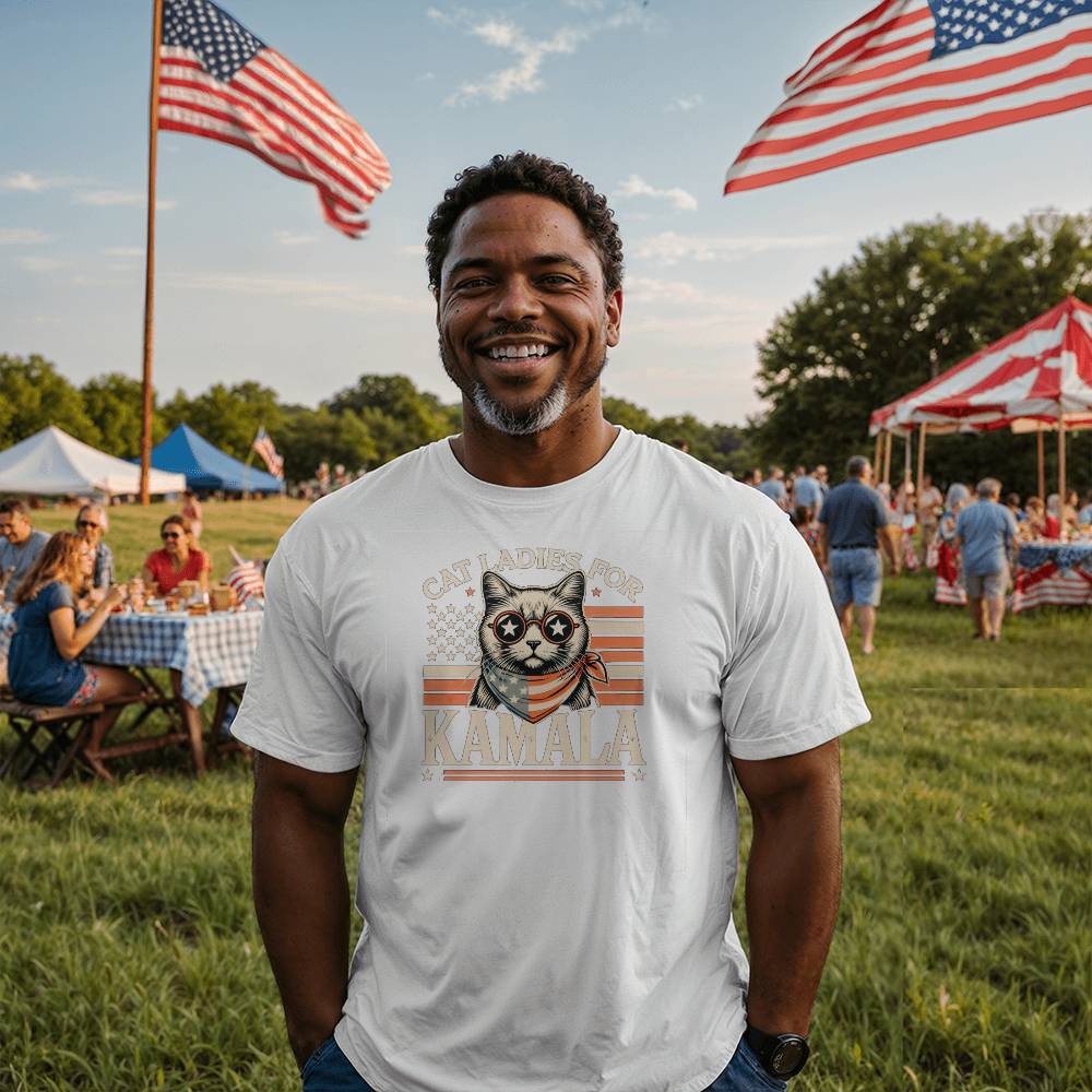 Cats For Kamala-Meet the Bella + Canvas Unisex 3001 Jersey Tee 151 - Essential Home Zone Essential Home Zone Clothing Cats For Kamala-Meet the Bella + Canvas Unisex 3001 Jersey Tee 151