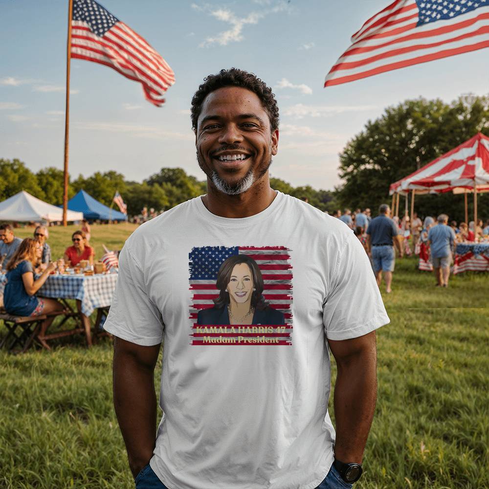 Madam President picture-Bella Canvas 3001 Unisex Jersey Tee,political t shirts, Kamala,Election,Vote,Democratic,Madam President,Election 141 - Essential Home Zone Essential Home Zone Clothing Madam President picture-Bella Canvas 3001 Unisex Jersey Tee,political t shirts, Kamala,Election,Vote,Democratic,Madam President,Election 141