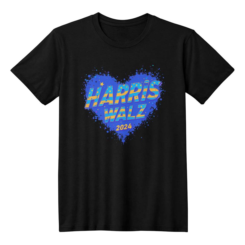 Kamala Heart-Bella Canvas 3001 Unisex Jersey Tee,political t shirts, Kamala,Election,Vote,Democratic,Madam President,Election 137 - Essential Home Zone Essential Home Zone Black / XS Clothing Kamala Heart-Bella Canvas 3001 Unisex Jersey Tee,political t shirts, Kamala,Election,Vote,Democratic,Madam President,Election 137