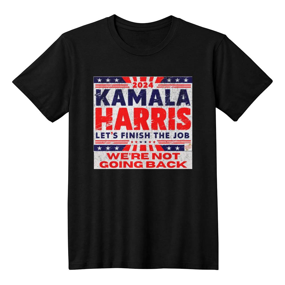 Let's Finish The Job-Bella Canvas 3001 Unisex Jersey Tee,political t shirts, Kamala,Election,Vote,Democratic,Madam President,Election 130 - Essential Home Zone Essential Home Zone Black / XS Clothing Let's Finish The Job-Bella Canvas 3001 Unisex Jersey Tee,political t shirts, Kamala,Election,Vote,Democratic,Madam President,Election 130