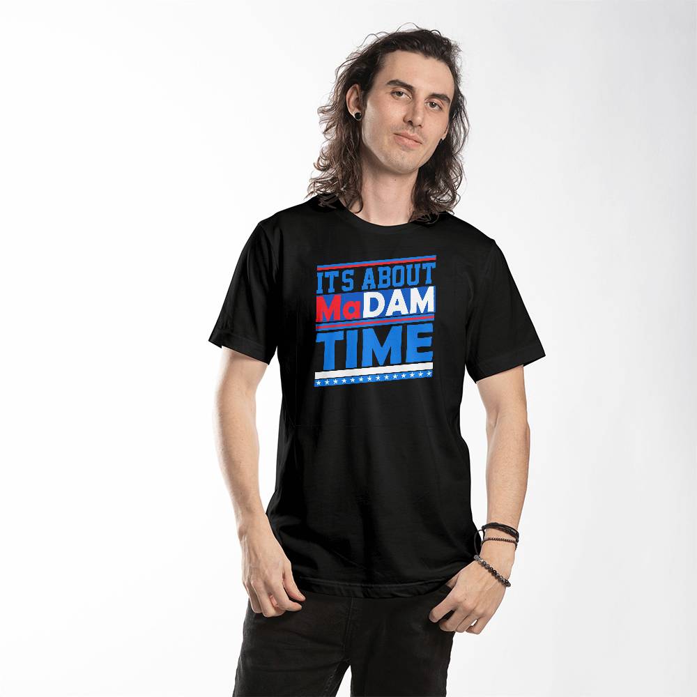 Madam Time-Madam President Eagle-Bella Canvas 3001 Unisex Jersey Tee,political t shirts, Kamala,Election,Vote,Democratic,Madam President,Election 132 - Essential Home Zone Essential Home Zone Clothing Madam Time-Madam President Eagle-Bella Canvas 3001 Unisex Jersey Tee,political t shirts, Kamala,Election,Vote,Democratic,Madam President,Election 132