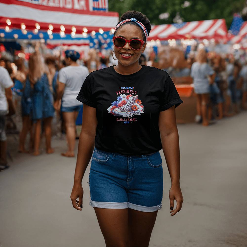 madam President Sneaker-Bella + Canvas 3001 Unisex Jersey Tee 135 - Essential Home Zone Essential Home Zone Clothing madam President Sneaker-Bella + Canvas 3001 Unisex Jersey Tee 135