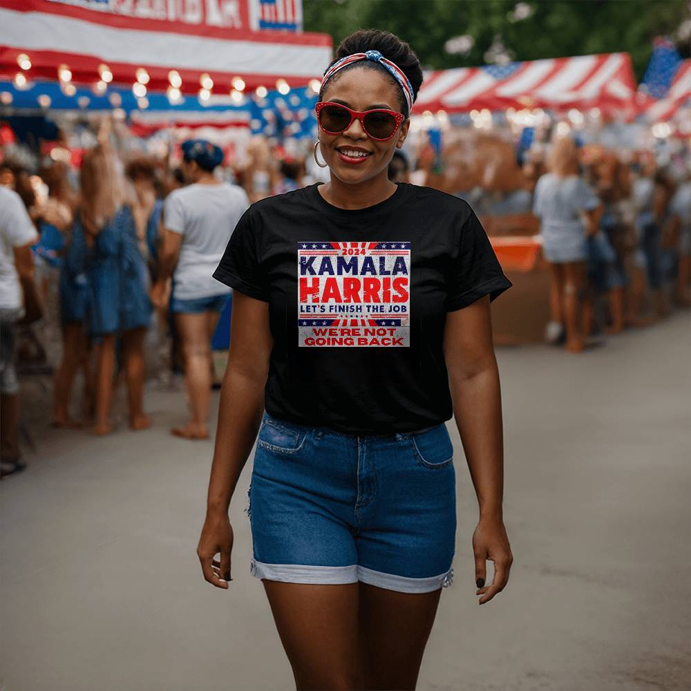 Let's Finish The Job-Bella Canvas 3001 Unisex Jersey Tee,political t shirts, Kamala,Election,Vote,Democratic,Madam President,Election 130 - Essential Home Zone Essential Home Zone Clothing Let's Finish The Job-Bella Canvas 3001 Unisex Jersey Tee,political t shirts, Kamala,Election,Vote,Democratic,Madam President,Election 130