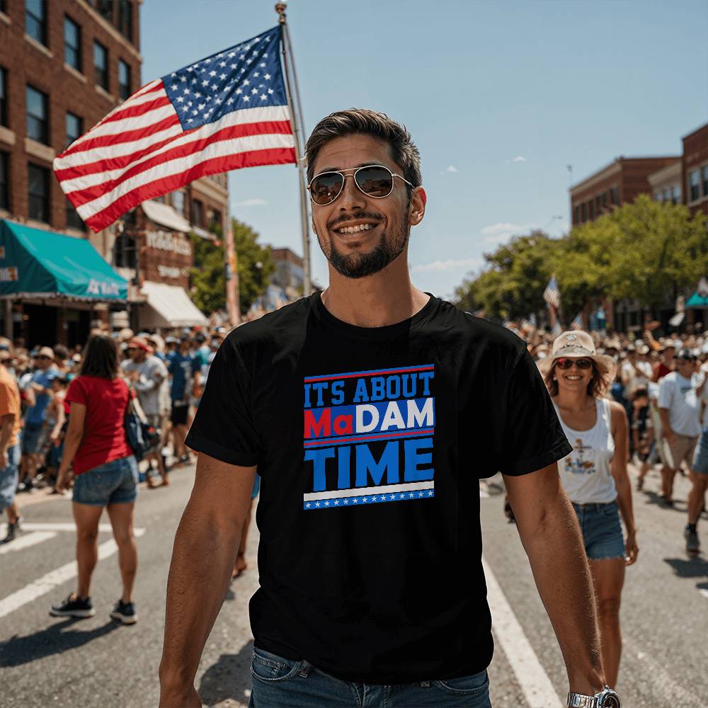 Madam Time-Madam President Eagle-Bella Canvas 3001 Unisex Jersey Tee,political t shirts, Kamala,Election,Vote,Democratic,Madam President,Election 132 - Essential Home Zone Essential Home Zone Clothing Madam Time-Madam President Eagle-Bella Canvas 3001 Unisex Jersey Tee,political t shirts, Kamala,Election,Vote,Democratic,Madam President,Election 132