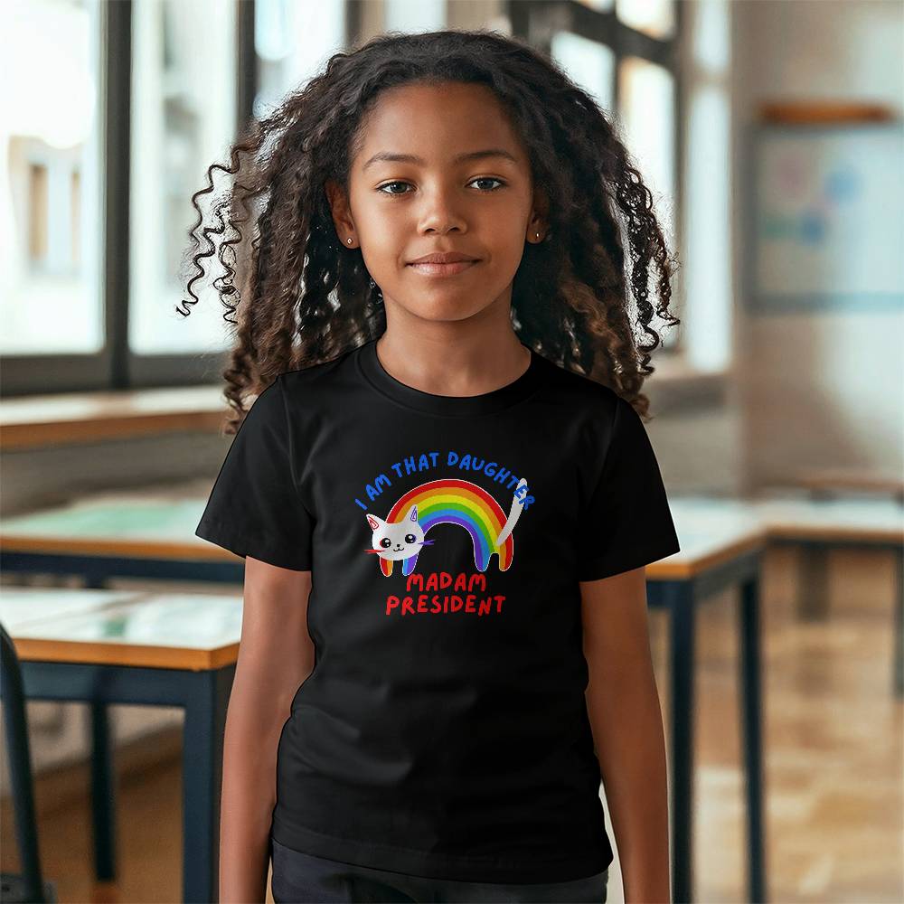 I Am That Daughter-Matching Parent Tees Available-Bella + Canvas 3001Y Youth T-Shirt 145 - Essential Home Zone Essential Home Zone Clothing I Am That Daughter-Matching Parent Tees Available-Bella + Canvas 3001Y Youth T-Shirt 145