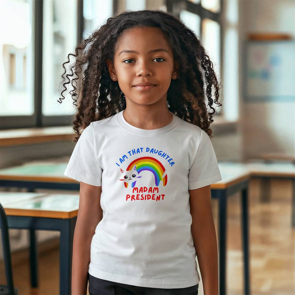 I Am That Daughter-Matching Parent Tees Available-Bella + Canvas 3001Y Youth T-Shirt 145 - Essential Home Zone Essential Home Zone Clothing I Am That Daughter-Matching Parent Tees Available-Bella + Canvas 3001Y Youth T-Shirt 145