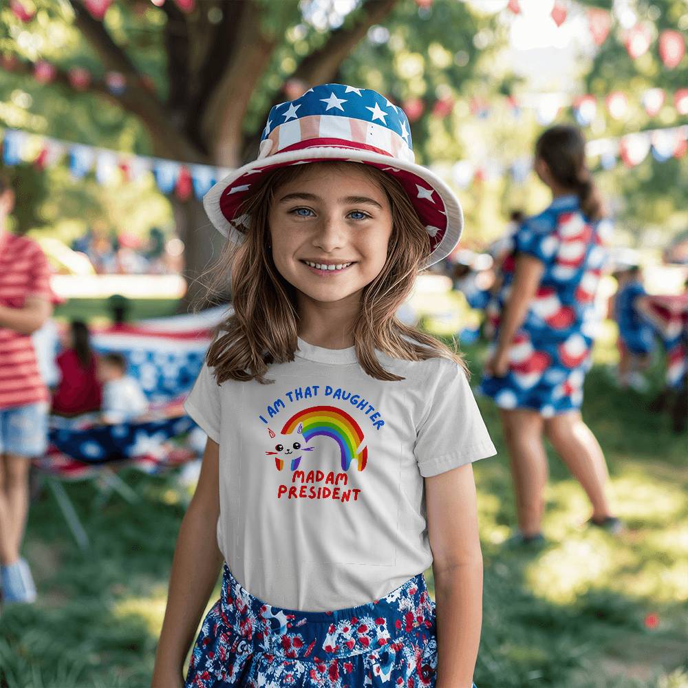 I Am That Daughter-Matching Parent Tees Available-Bella + Canvas 3001Y Youth T-Shirt 145 - Essential Home Zone Essential Home Zone Clothing I Am That Daughter-Matching Parent Tees Available-Bella + Canvas 3001Y Youth T-Shirt 145