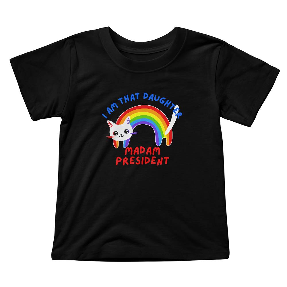 I Am That Daughter- Matching Parent's T shirt available-Bella + Canvas 3001T Toddler Jersey Tee 145T - Essential Home Zone Essential Home Zone Black / 2T Clothing I Am That Daughter- Matching Parent's T shirt available-Bella + Canvas 3001T Toddler Jersey Tee 145T