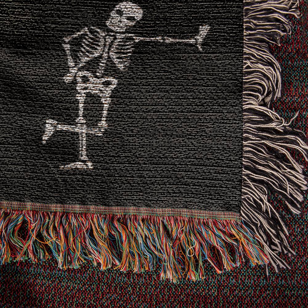 Skeletons-A great gift for him, her or any family member-Personalized this unique keepsake with our Heirloom Artwork Woven Blanket 32