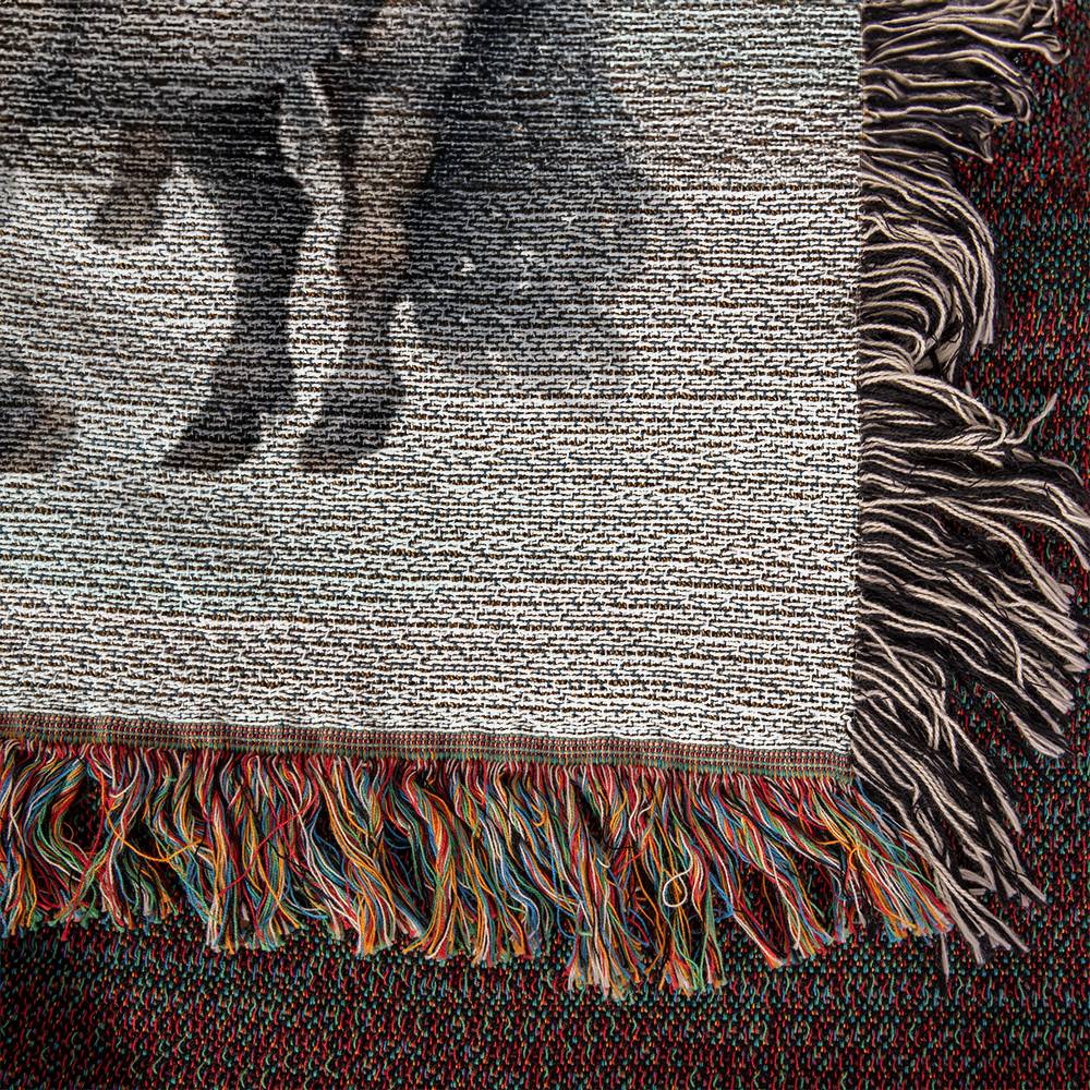 Wild Horses-A great gift for mom or any family member-Personalized this unique keepsake with our Heirloom Artwork Woven Blanket 49