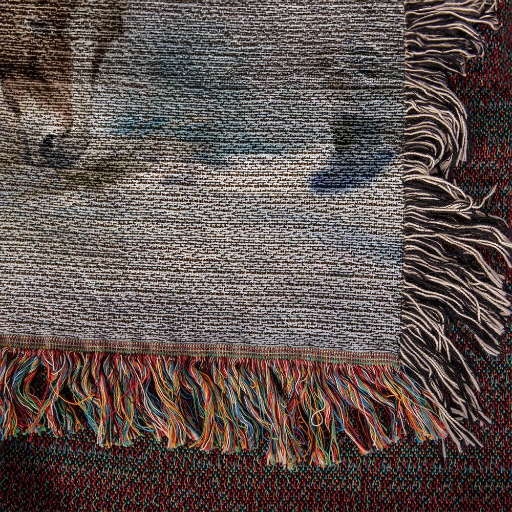 Wild Horses-A great gift for Grandpa or any family member-Personalized this unique keepsake with our Heirloom Artwork Woven Blanket 55