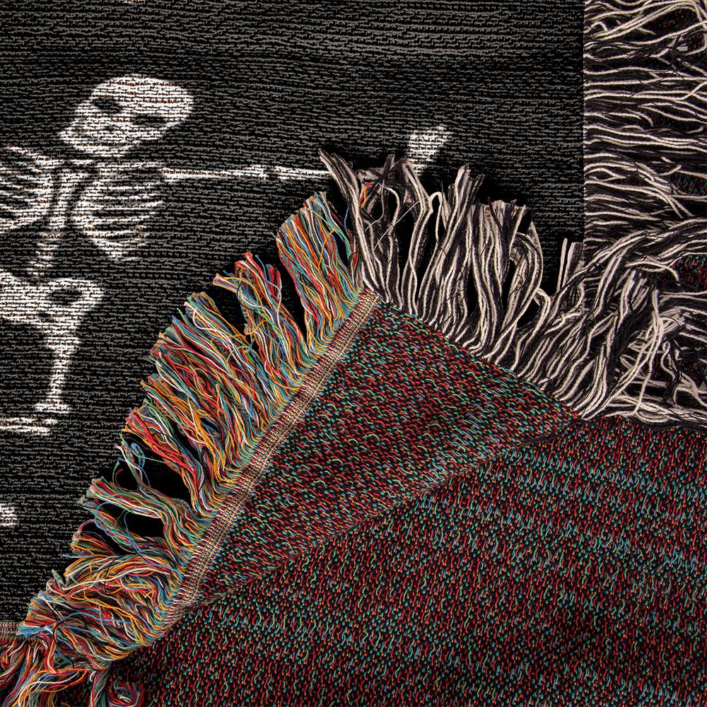 Skeletons-A great gift for him, her or any family member-Personalized this unique keepsake with our Heirloom Artwork Woven Blanket 32