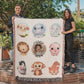 Baby Animals-Keepsake Heirloom Woven Blanket 17