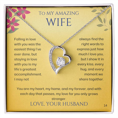 Wife-Personalized this dazzling Forever Love Necklace is sure to make her heart melt! 14